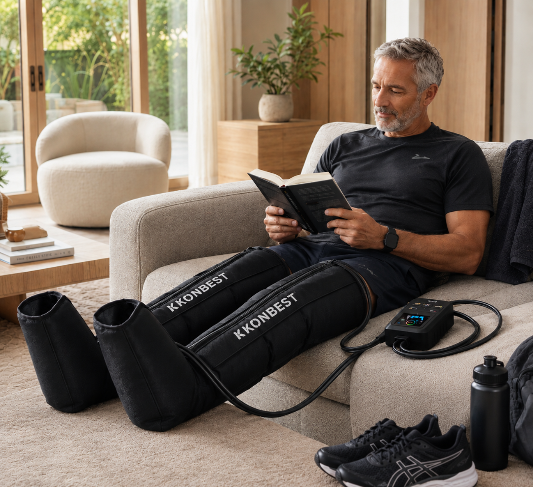 AirWave Pro – Bottes à Compression 4 Cavités