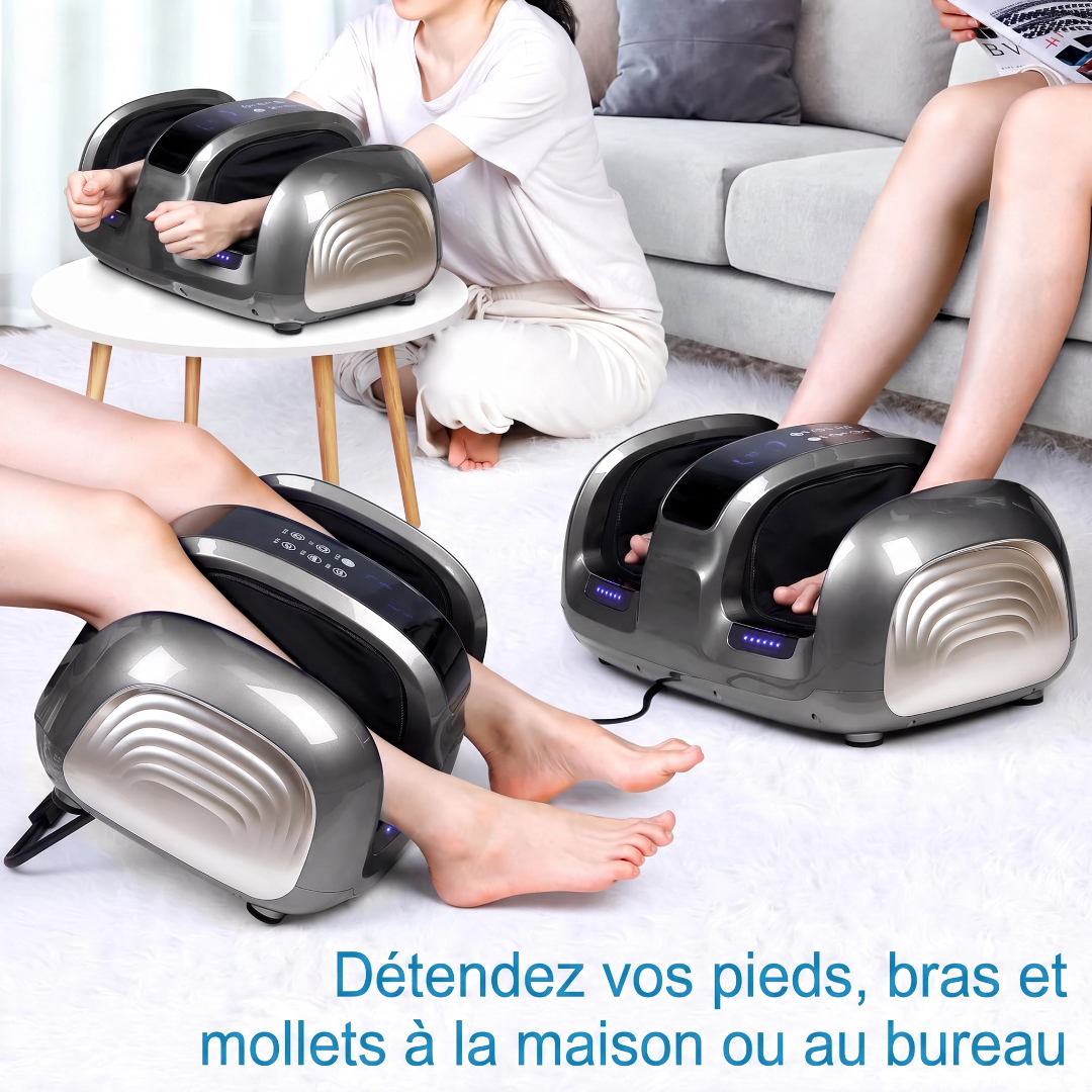 FootWave Pro – Masseur Pieds & Mollets Chaleur 3D