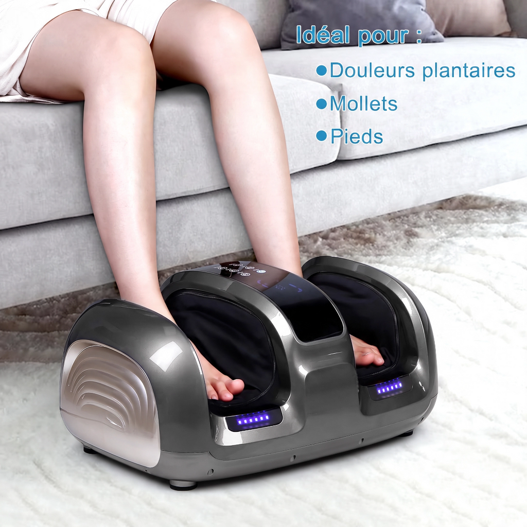 FootWave Pro – Masseur Pieds & Mollets Chaleur 3D