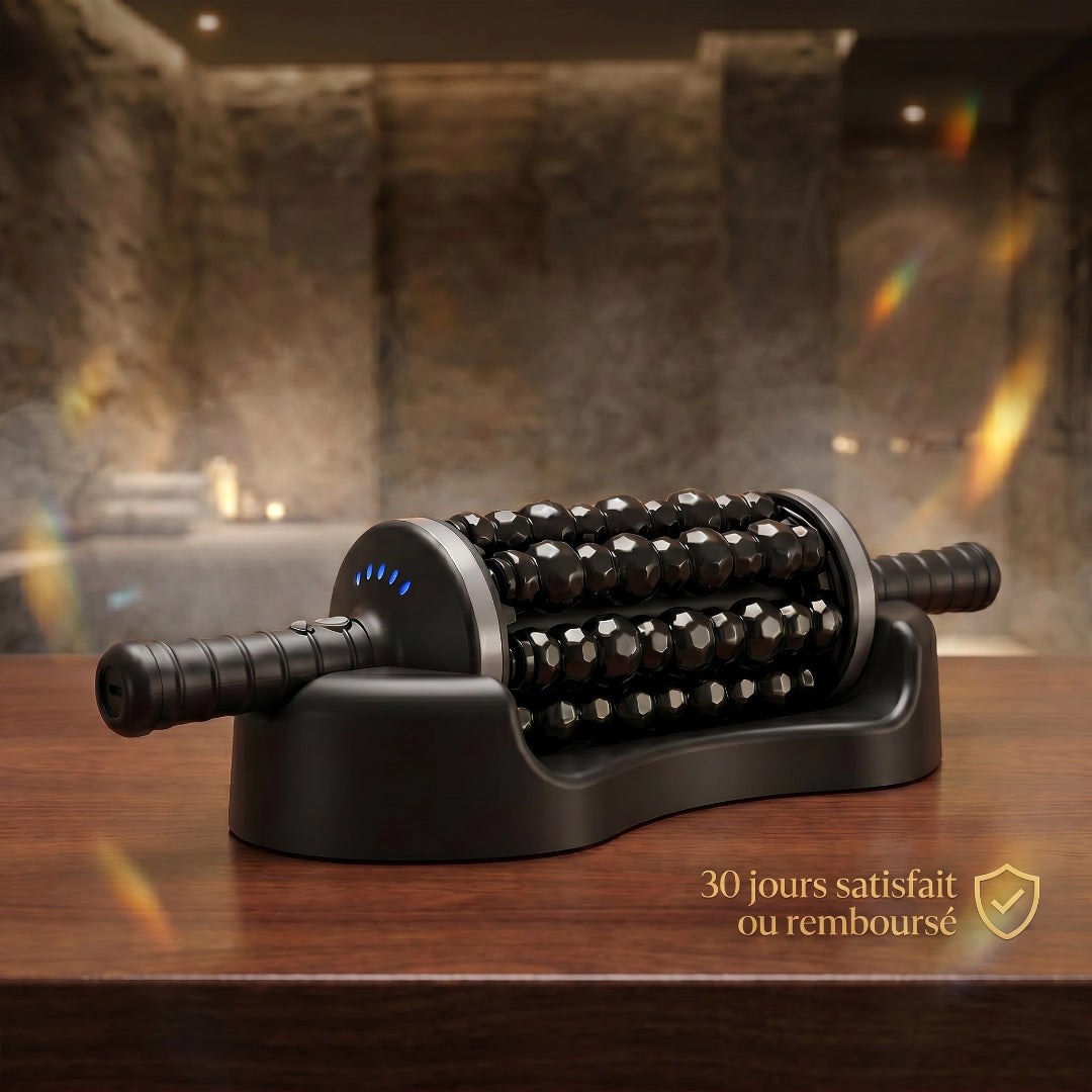 Roller Relief Pro – Masseur Corporel sans fil relaxation musculaire pour le dos, les pieds et les jambes.