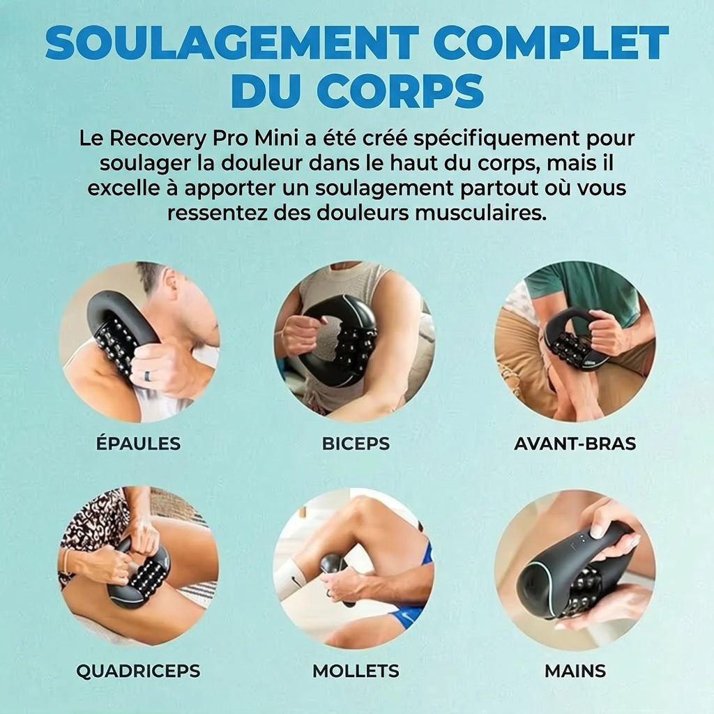 Recovery Pro Mini – Massage & Rapid Recovery Wherever You Are.