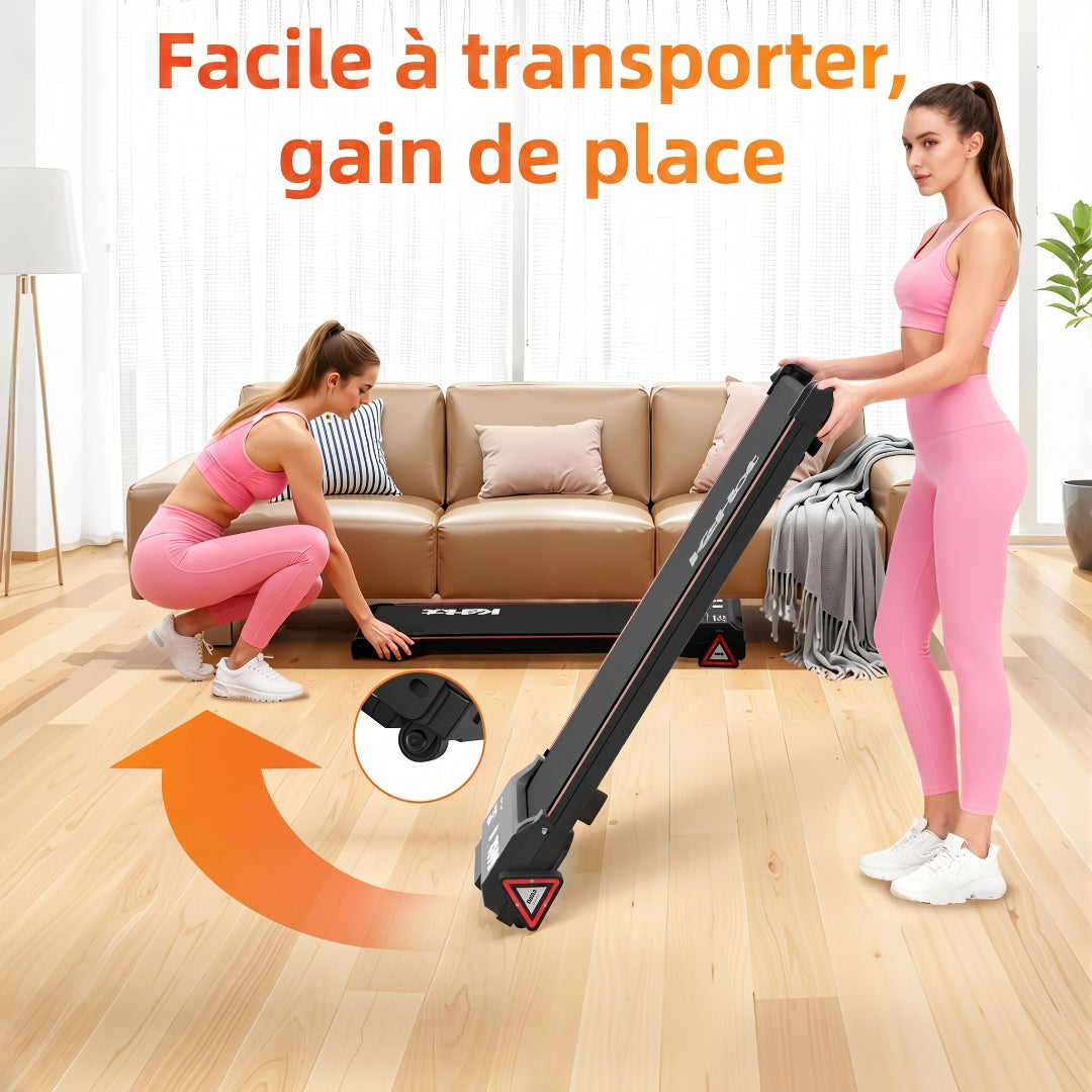 Tapis de marche compact KeHot 3-en-1 avec inclinaison