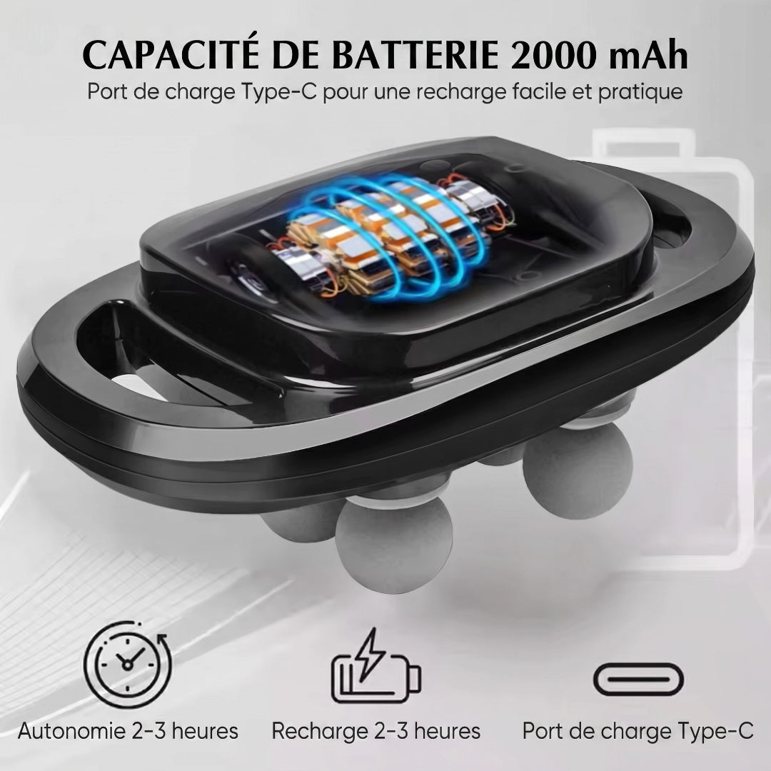 6-head massager - Full body — back, shoulders, arms, legs, abs, feet