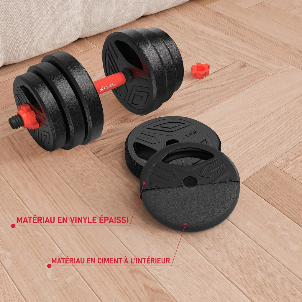 20kg 4-in-1 Adjustable Dumbbell Set